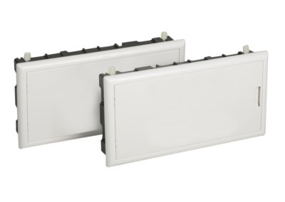 Boxes for switches and differential for hollow partition wall type pladur